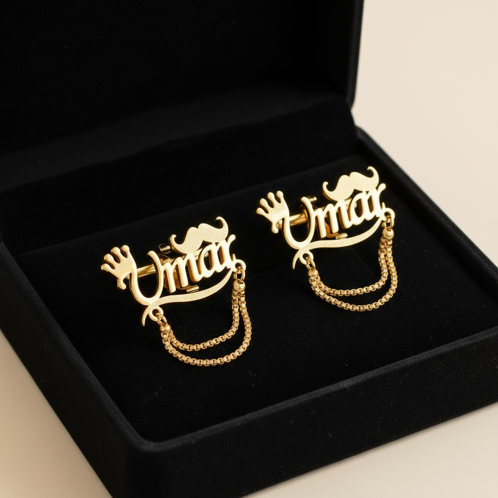 MTC Chain Custom Name Cufflinks