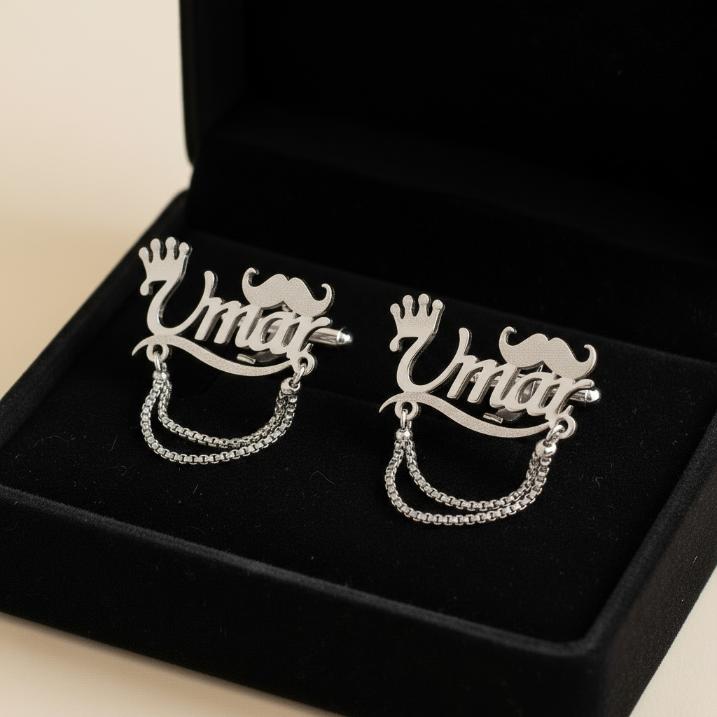 MTC Chain Custom Name Cufflinks