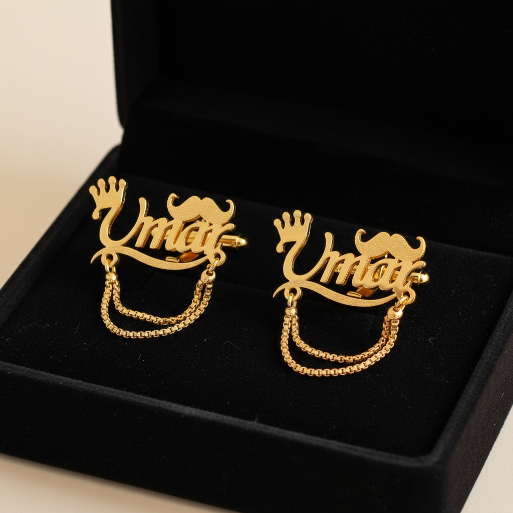 MTC Chain Custom Name Cufflinks