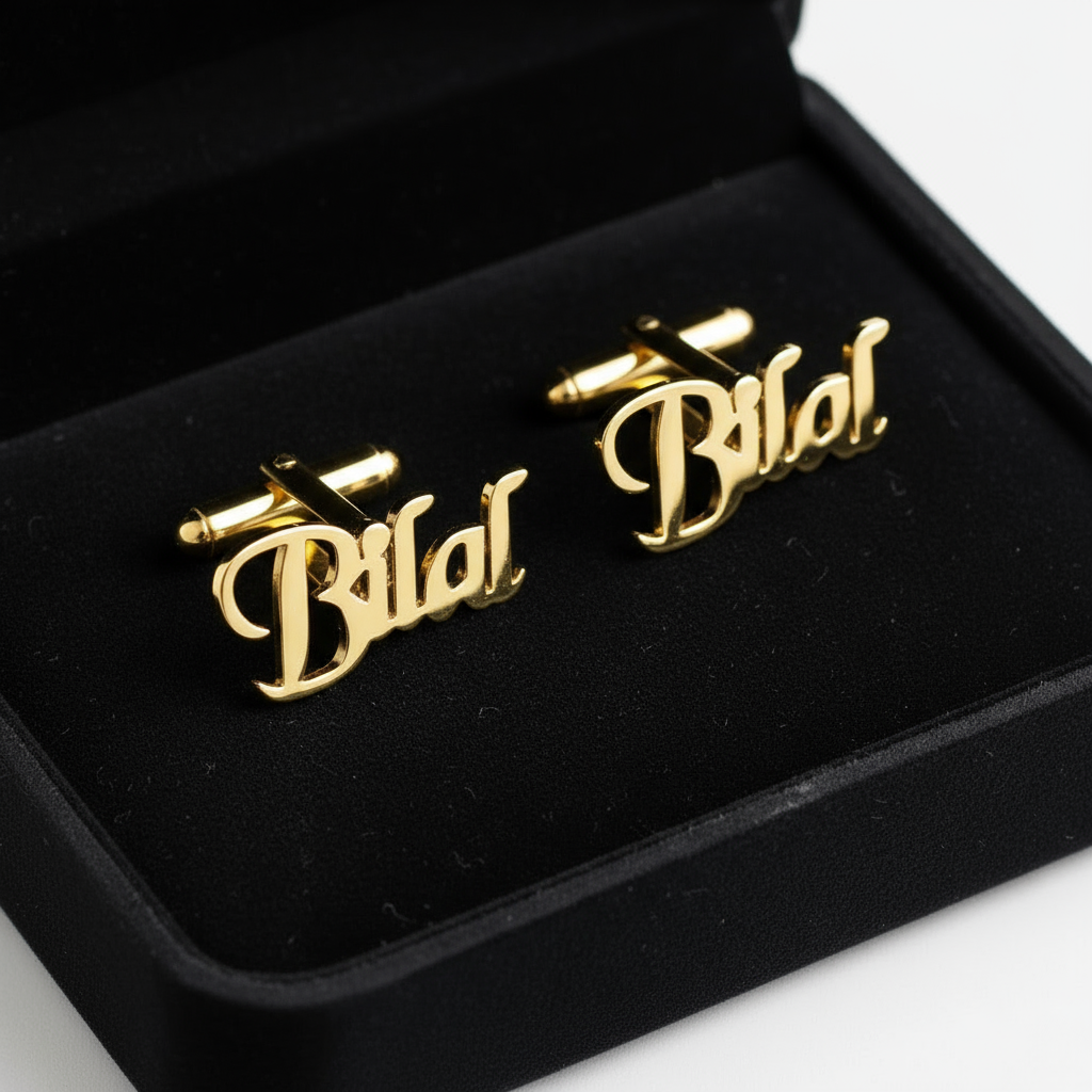 Chancery Custom Name Cufflinks