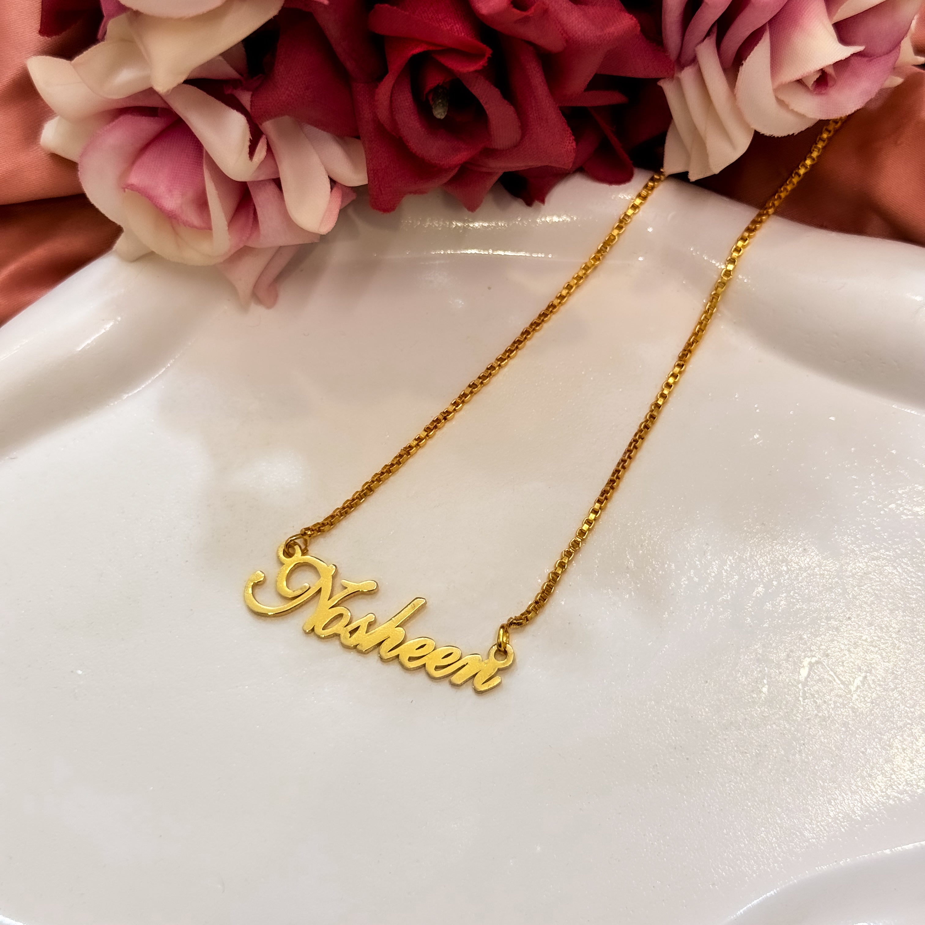 Classic Script Custom Name Necklace