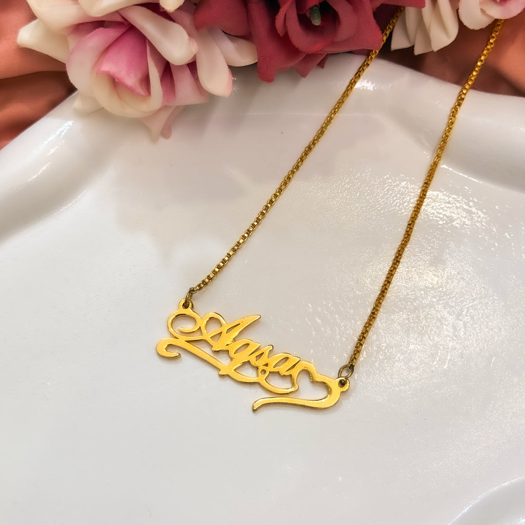 Vivace Swish Custom Name Necklace