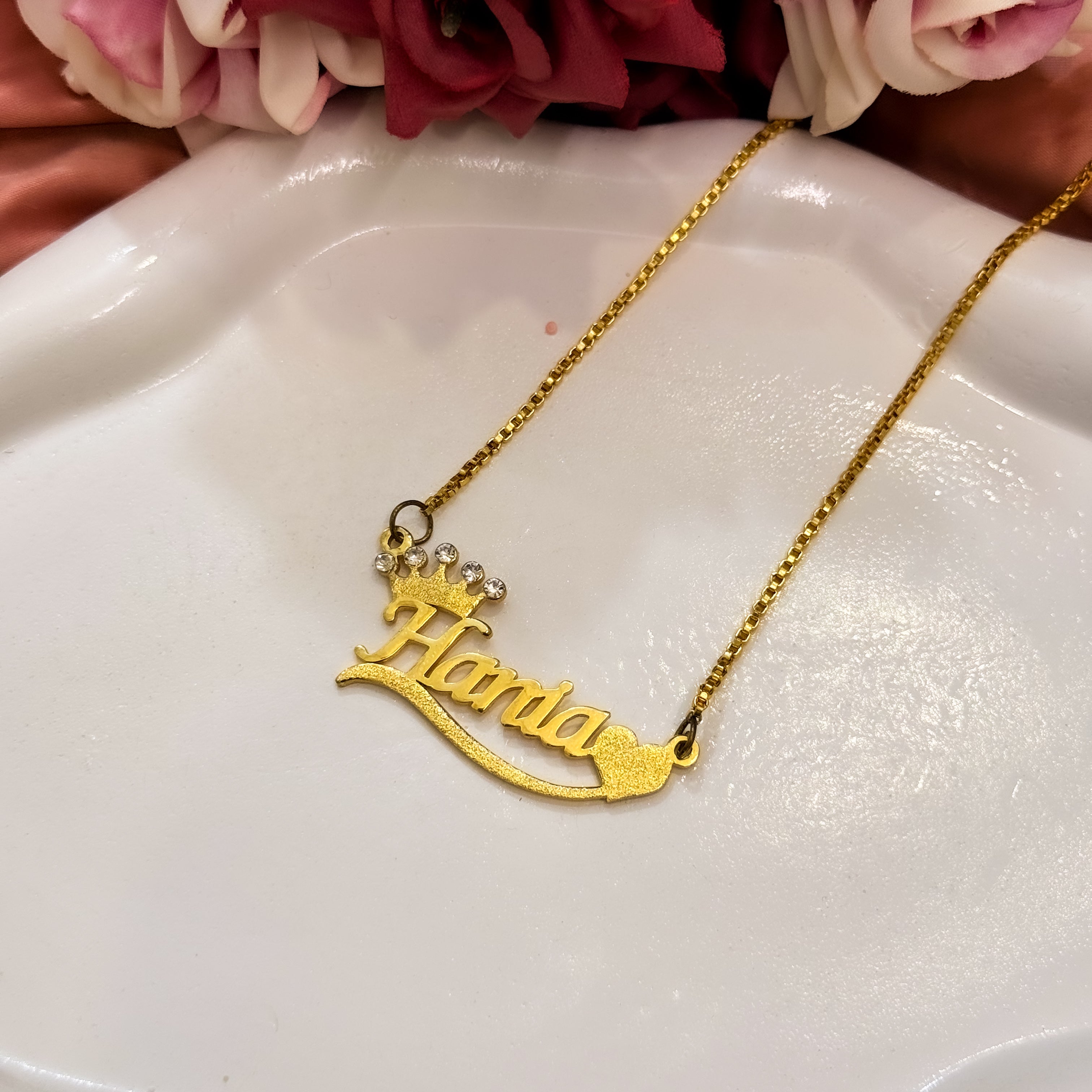 Monotype Swish Custom Name Necklace