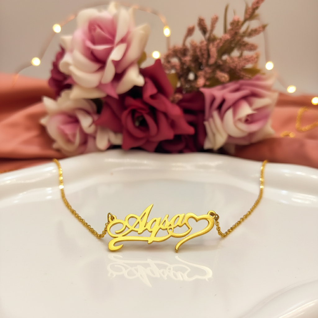 Vivace Swish Custom Name Necklace
