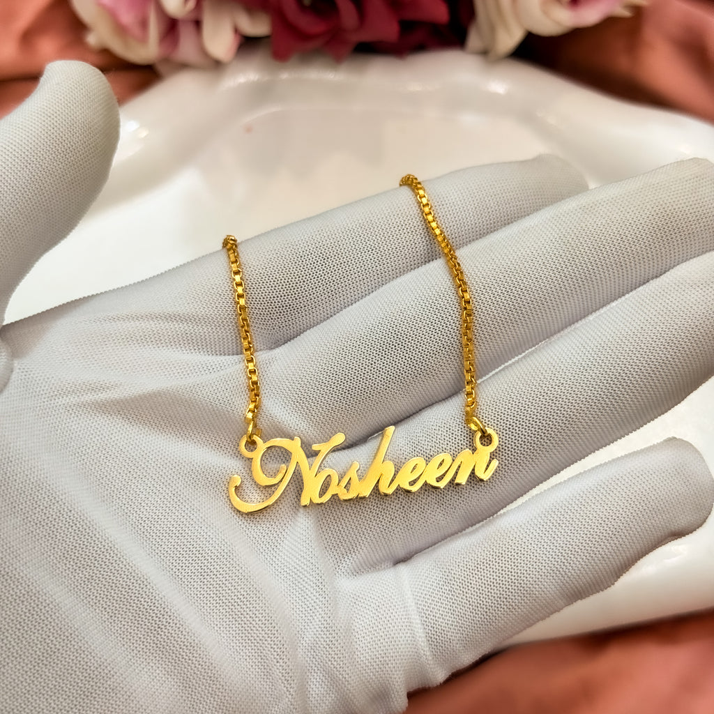 Classic Script Custom Name Necklace