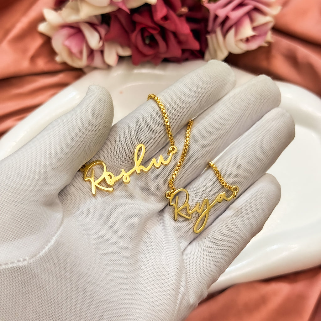 Cursive Script Custom Name Necklace