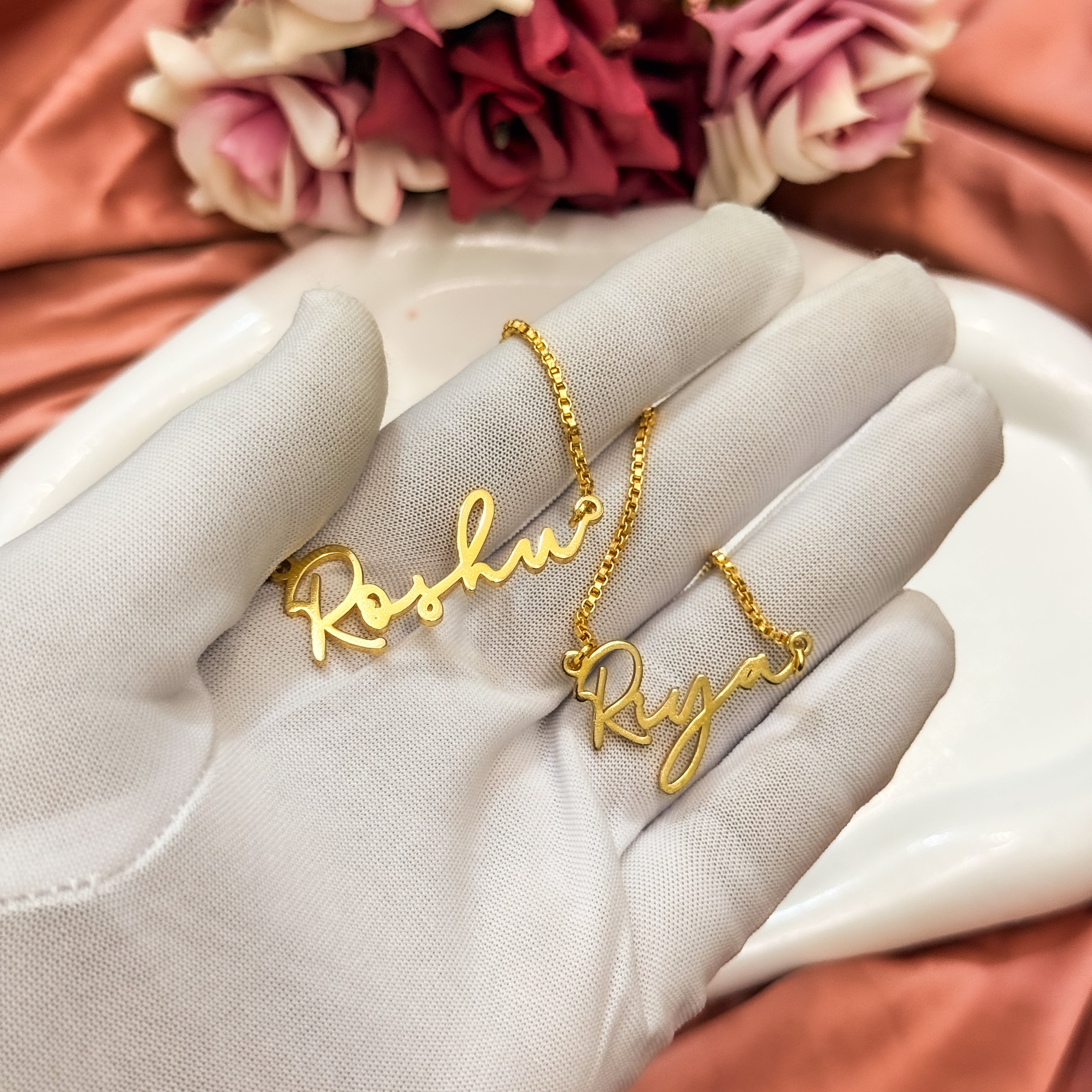 Cursive Script Custom Name Necklace